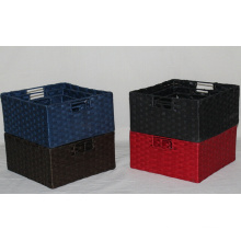 (BC-RB1021) High Quality Pure Manual Paper Rope Basket